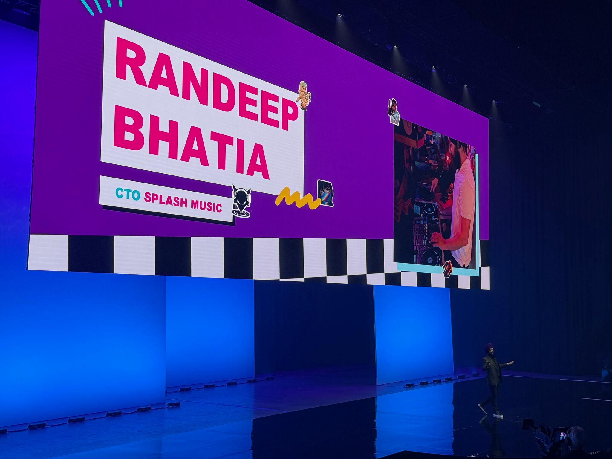 AWS Keynote Stage