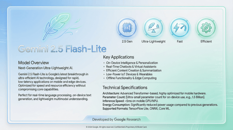 Google Gemini 2.5 Flash Lite