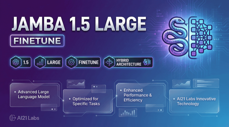 Jamba 1.5 Large Finetune