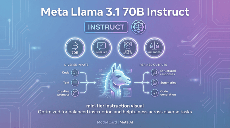 Meta Llama 3.1 70b Instruct